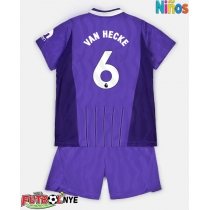 Camiseta Tottenham Hotspur Jan Paul van Hecke #6 Tercera Equipación para niños 2026-27 manga corta (+ pantalones cortos)